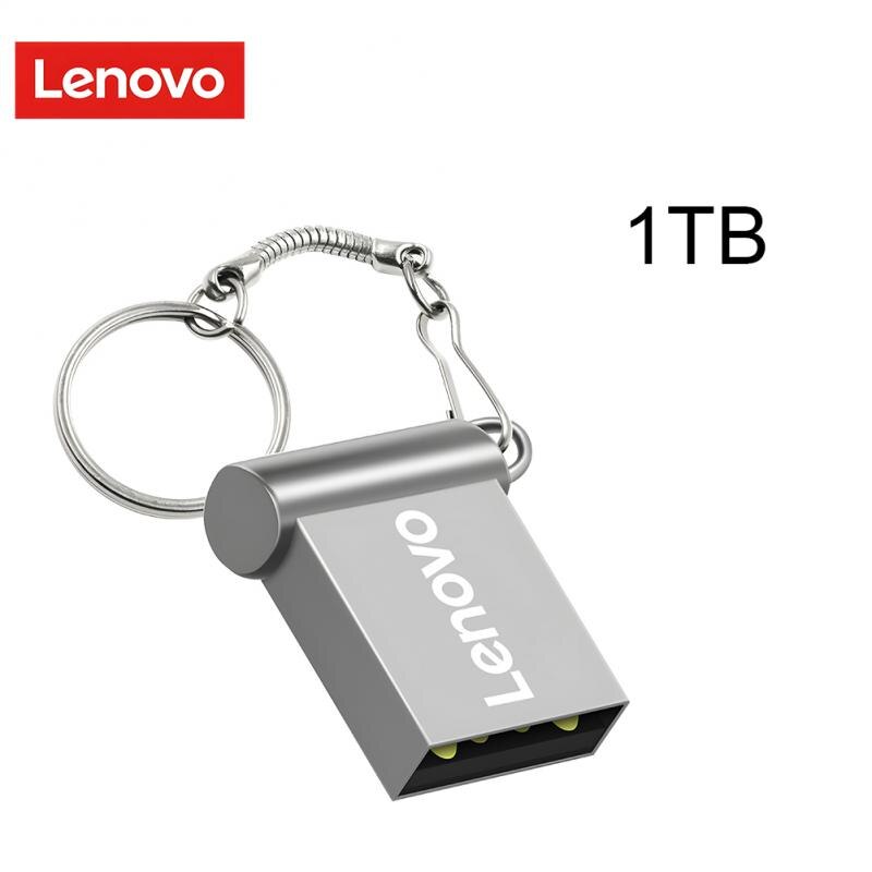 Lenovo USB Flash Drive 2TB 1TB 512G 256GB 128GB USB 3.0 Pen Drive High Speed Metal Memory Stick U Disk For Computer Phone Ipad