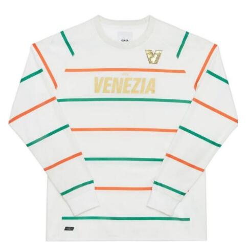 Venezia Home Away New Venezia FC Long Sleeve Jersey Black White 22 23 Venice 2022 2023 BUSIO Shirts