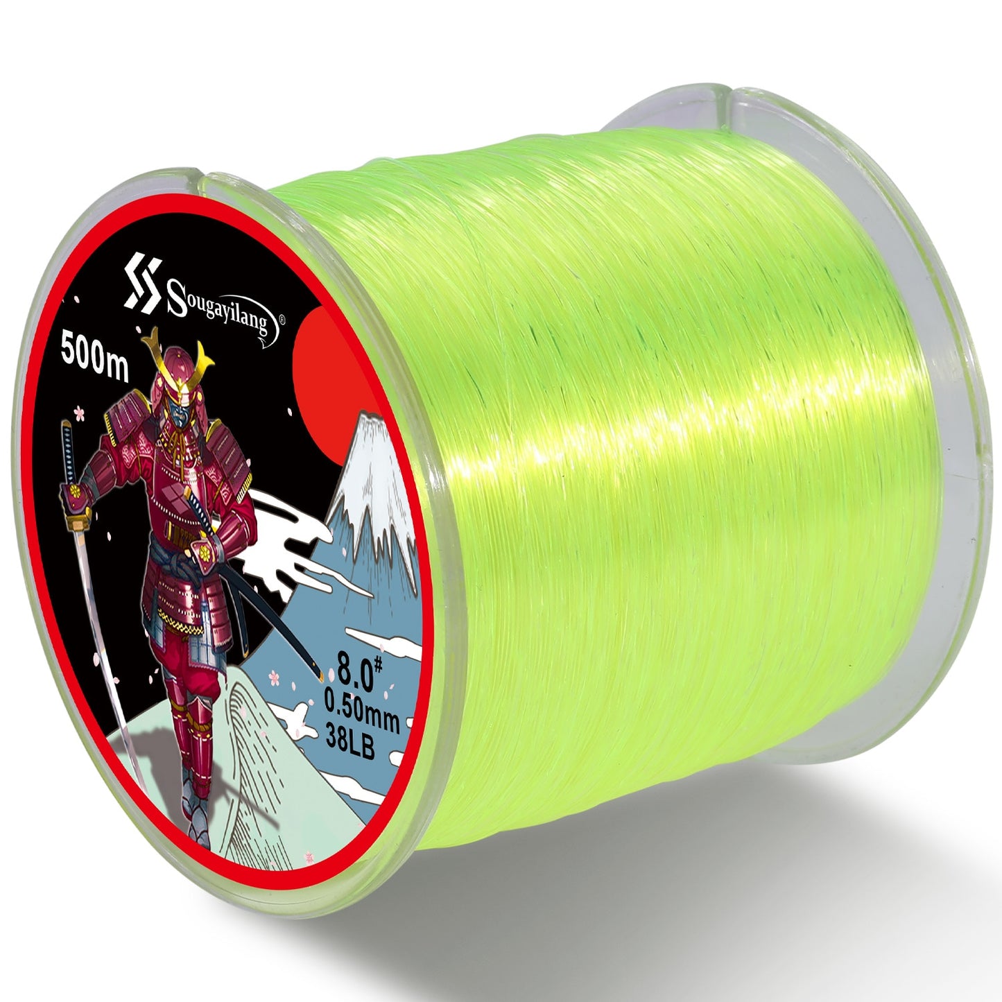 Sougayilang 500m Japan Nylon Fishing Line 7-38LB 0.14mm-0.5mm  Super Strong Fluorocarbon Monofilament Nylon Line Fishing Goods