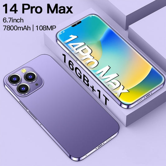 2023 14 Pro Max Smartphone 5g 7800mAh 16+1TB 6.7inch hd screen cell phone pro new smartphone phone global version mobile phones