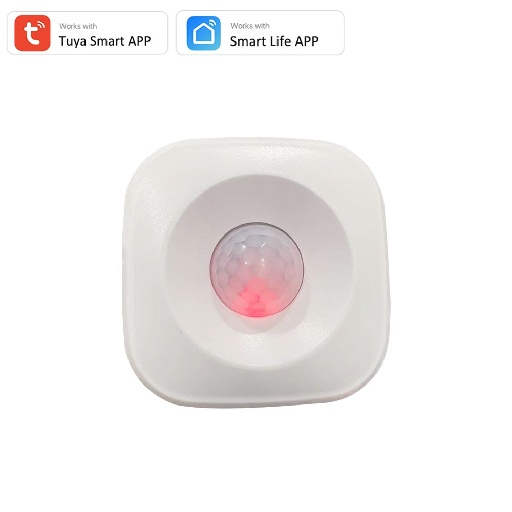 Tuya WIFI PIR Motion Sensor Detector Movement Sensor Smart Life APP Wireless Home Automation System Work with Alexa Routine  Set