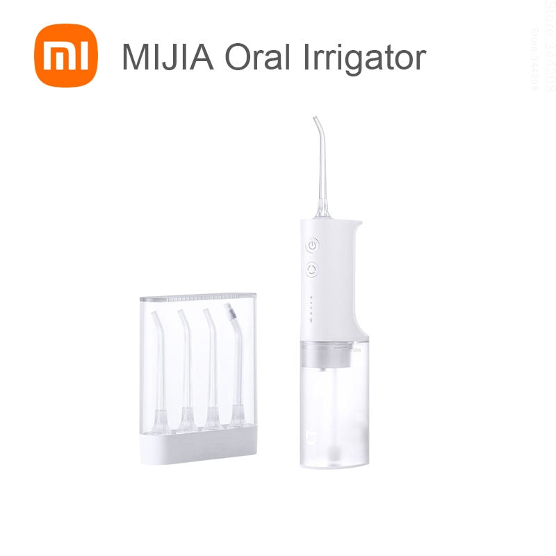 XIAOMI MIJIA MEO701 Portable Oral Irrigator Dental Teeth Whitening Flosser bucal tooth Cleaner waterpulse Water Thread For Teeth