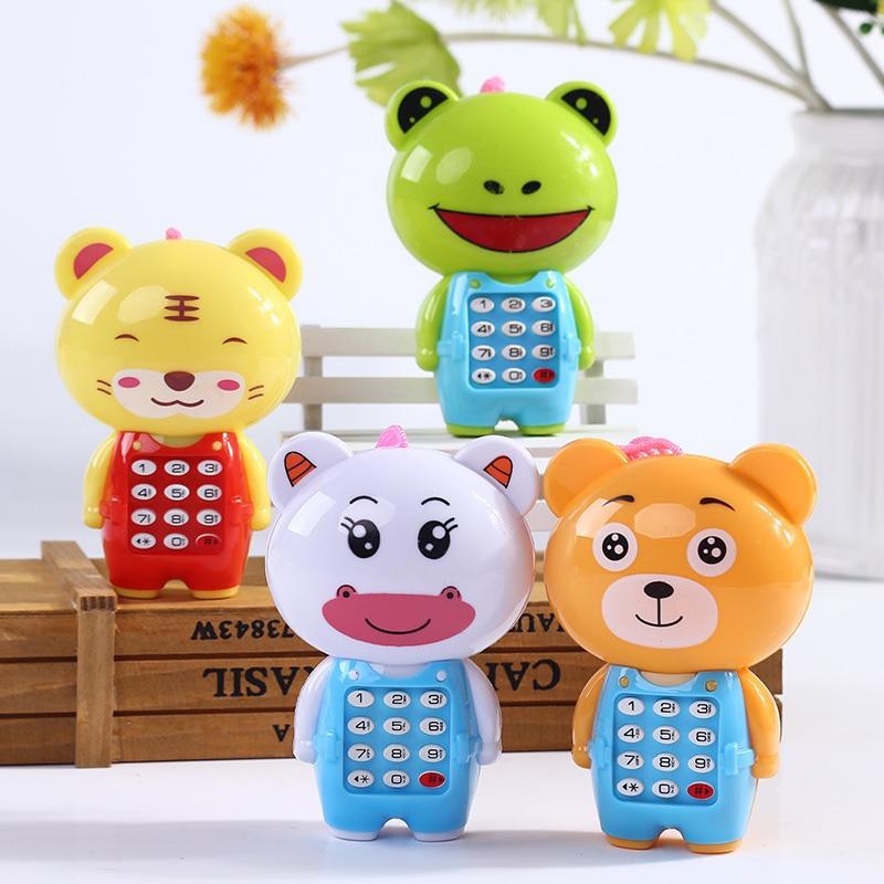 Electronic Toy Phone Musical Mini Cute Children Phone Early Education Cartoon Mobile Phone Telephone Cellphone Baby Toys