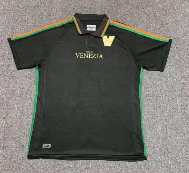 Venezia Home Away New Venezia FC Long Sleeve Jersey Black White 22 23 Venice 2022 2023 BUSIO Shirts