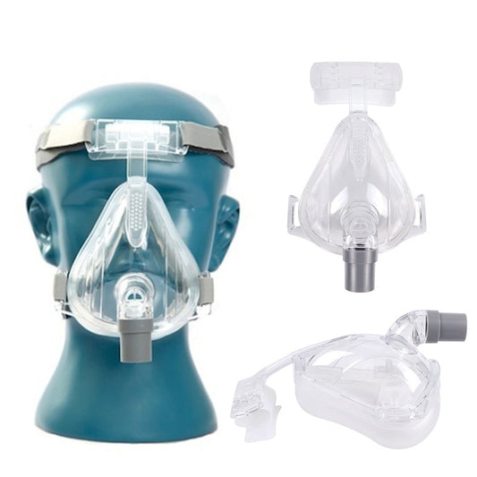 BMC Nasal Mask For All Sizes Face With Headgear and SML 3 Size Cushions CPAP and Auto CPAP APAP Mask Sleep Snoring Apnea