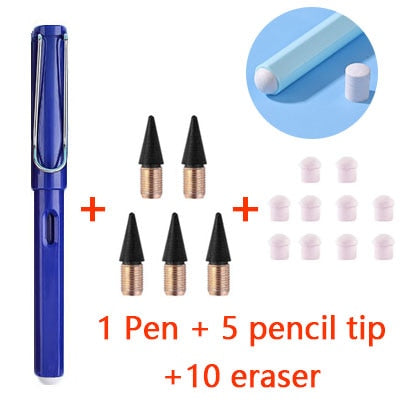 16PCS/SET Eternal Pencil Unlimited Writing  Pencils Art Sketch Painting Design Tools School Supplies School Stationery gifts