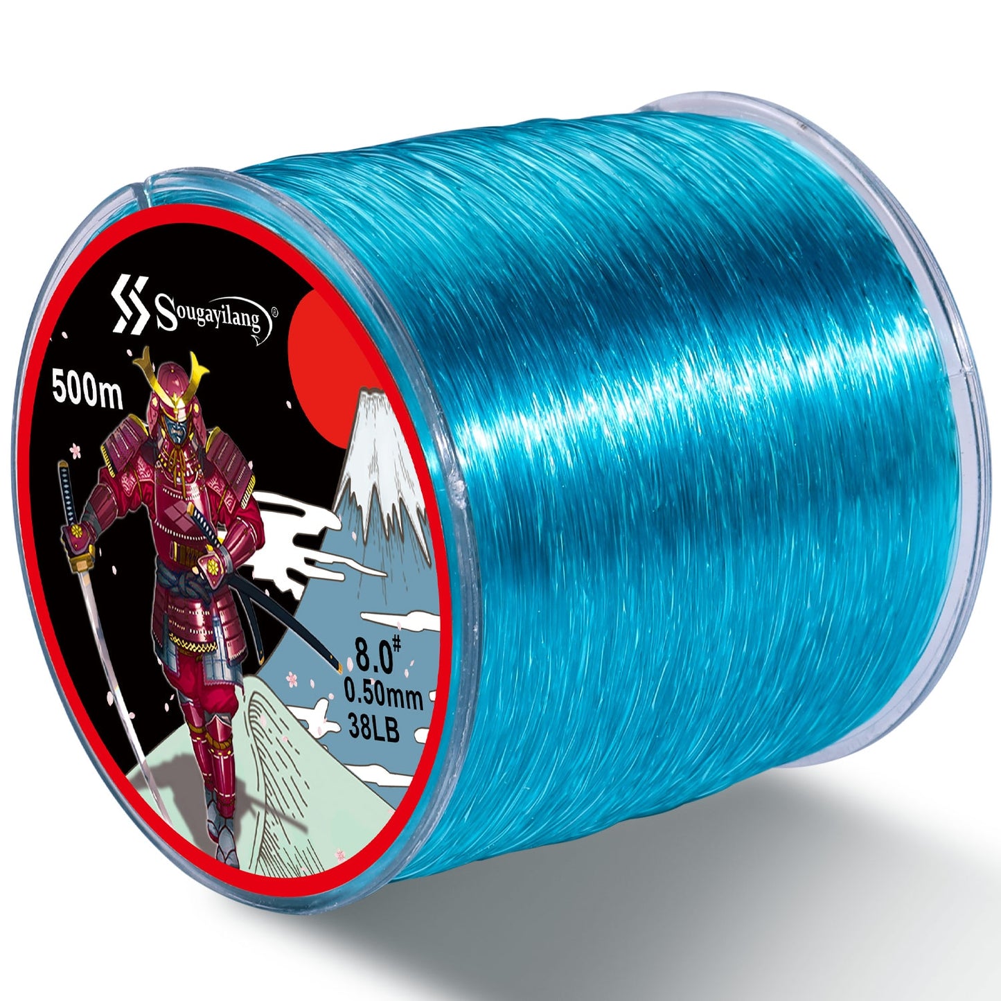 Sougayilang 500m Japan Nylon Fishing Line 7-38LB 0.14mm-0.5mm  Super Strong Fluorocarbon Monofilament Nylon Line Fishing Goods