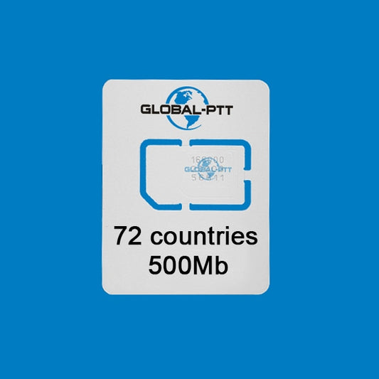 72 countries global-ptt Sim card 4g Europe America Africa Asia Australia internet telecom mobile internet chip POC walkie talkie