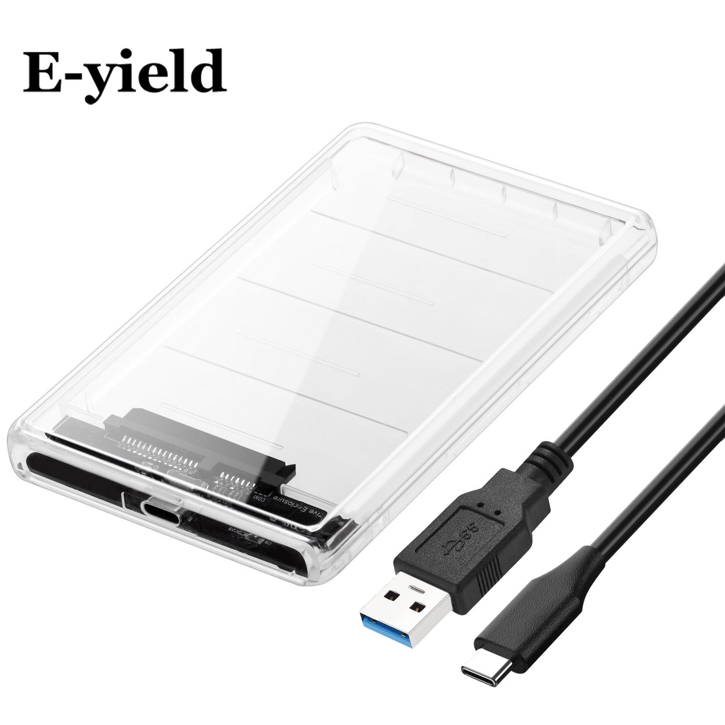 SATA 2.5" USB 3.0 Type C SATA Hdd Box HDD Hard Disk Drive External HDD Enclosure  Case Tool Free 5 Gbps Support 2TB UASP