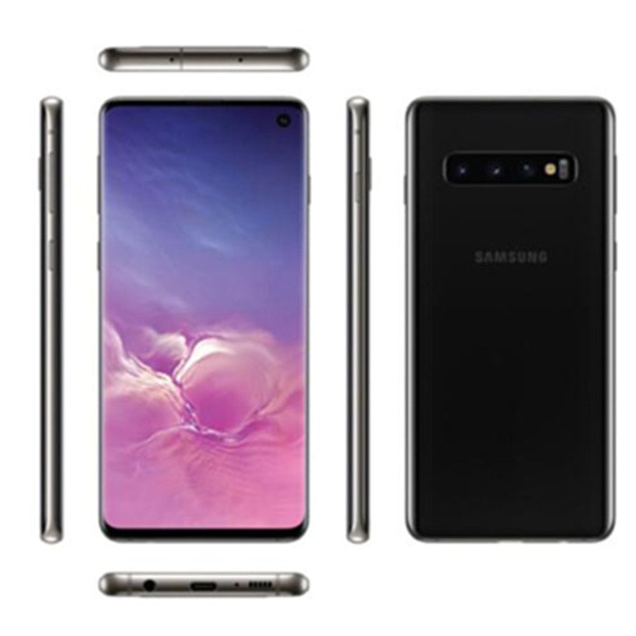 Unlock Samsung Galaxy S10 S10+ s10e G970U G973U G973F G975U G975F Snapdragon 8GB RAM 128GB ROM Octa Core LTE Original Cell Phone