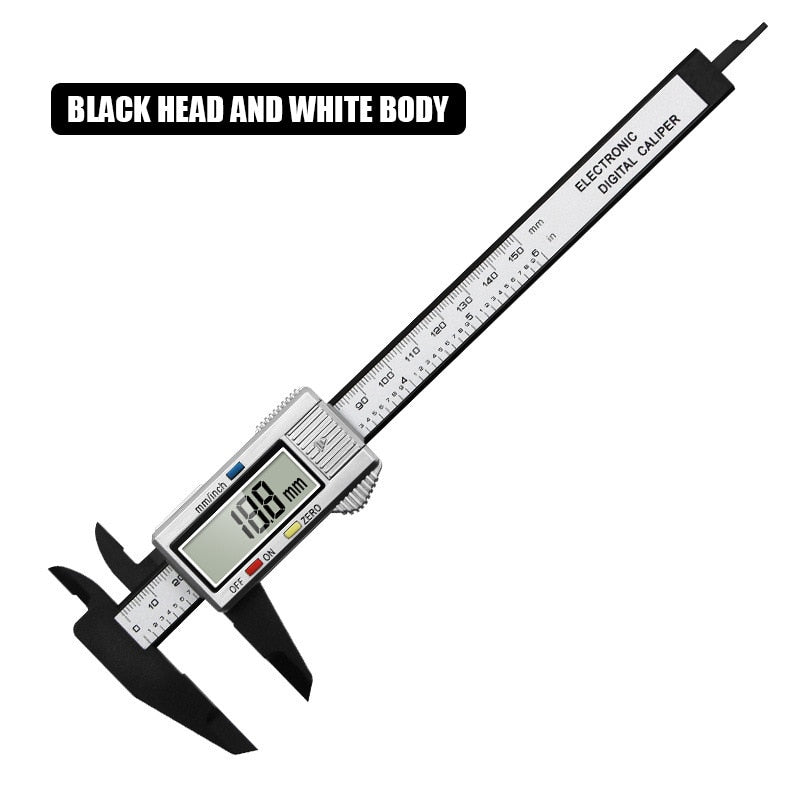 150mm Electronic Digital Caliper Carbon Fiber Dial Vernier Caliper Gauge Pachometer Digital Micrometer Measuring Tools