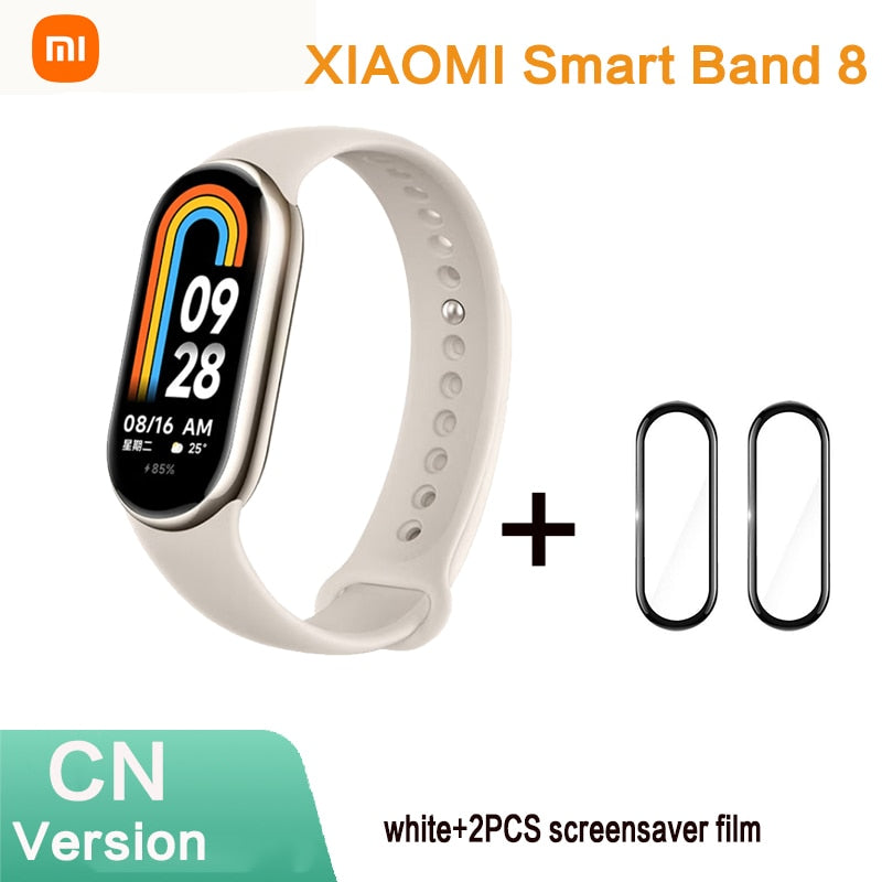 Xiaomi Mi Band 8 Smart Bracelet AMOLED Screen Heart Rate Blood Oxygen Bluetooth Sport Watch Waterproof Xiaomi NFC Smart Band 8