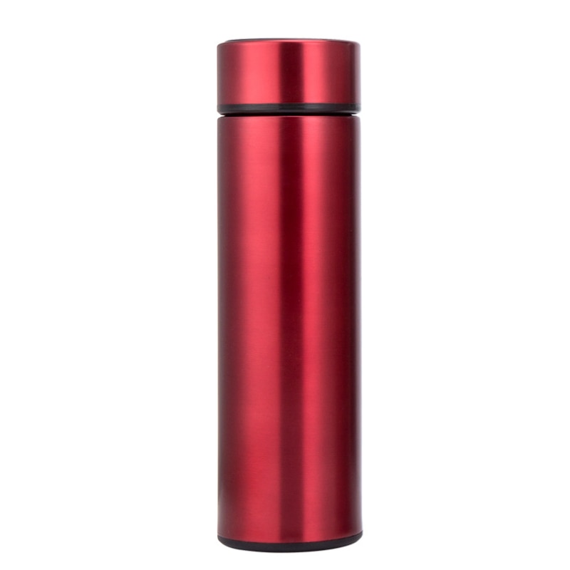 500ML Smart Insulation Cup Mini Thermos Cup Water Bottle Led Digital Temperature Display Stainless Steel Thermos Cup