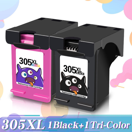 Printjoy Replacement Compatible For HP 305 XL HP305 hp305xl 305XL ink cartridge For HP DeskJet 2710 2720 4110 4120 4130 6010