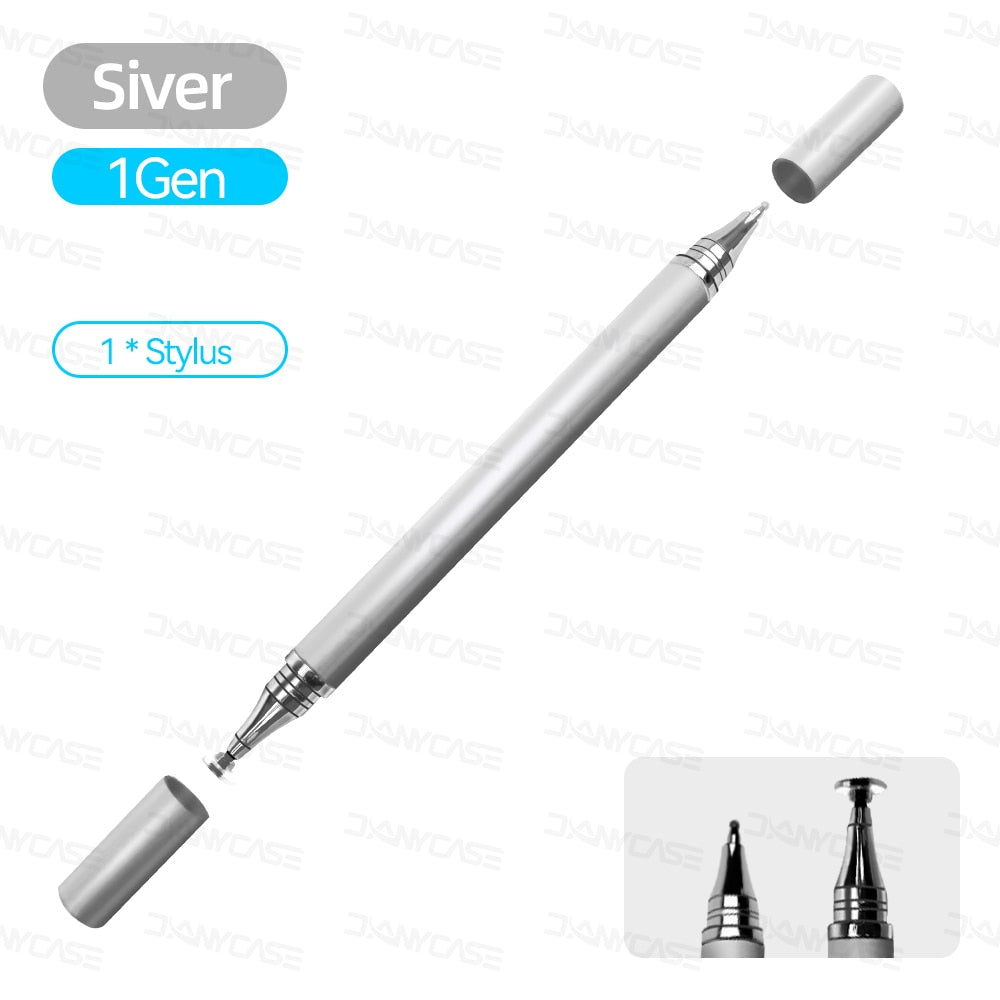 2 in 1 Universal Stylus Pen For Tablet Mobile Android ios Phone iPad Accessories Drawing Tablet Capacitive Screen Touch Pen