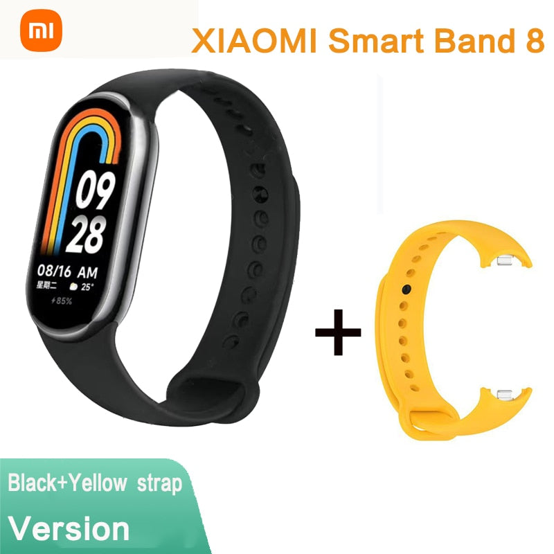 Xiaomi Mi Band 8 Smart Bracelet AMOLED Screen Heart Rate Blood Oxygen Bluetooth Sport Watch Waterproof Xiaomi NFC Smart Band 8