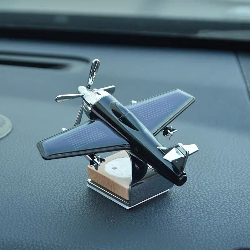 Car Air Freshener Solar Aircraft Decoration Mini Car Perfume Air Freshener Fragrance Car Airplane Ornament car perfume car decor