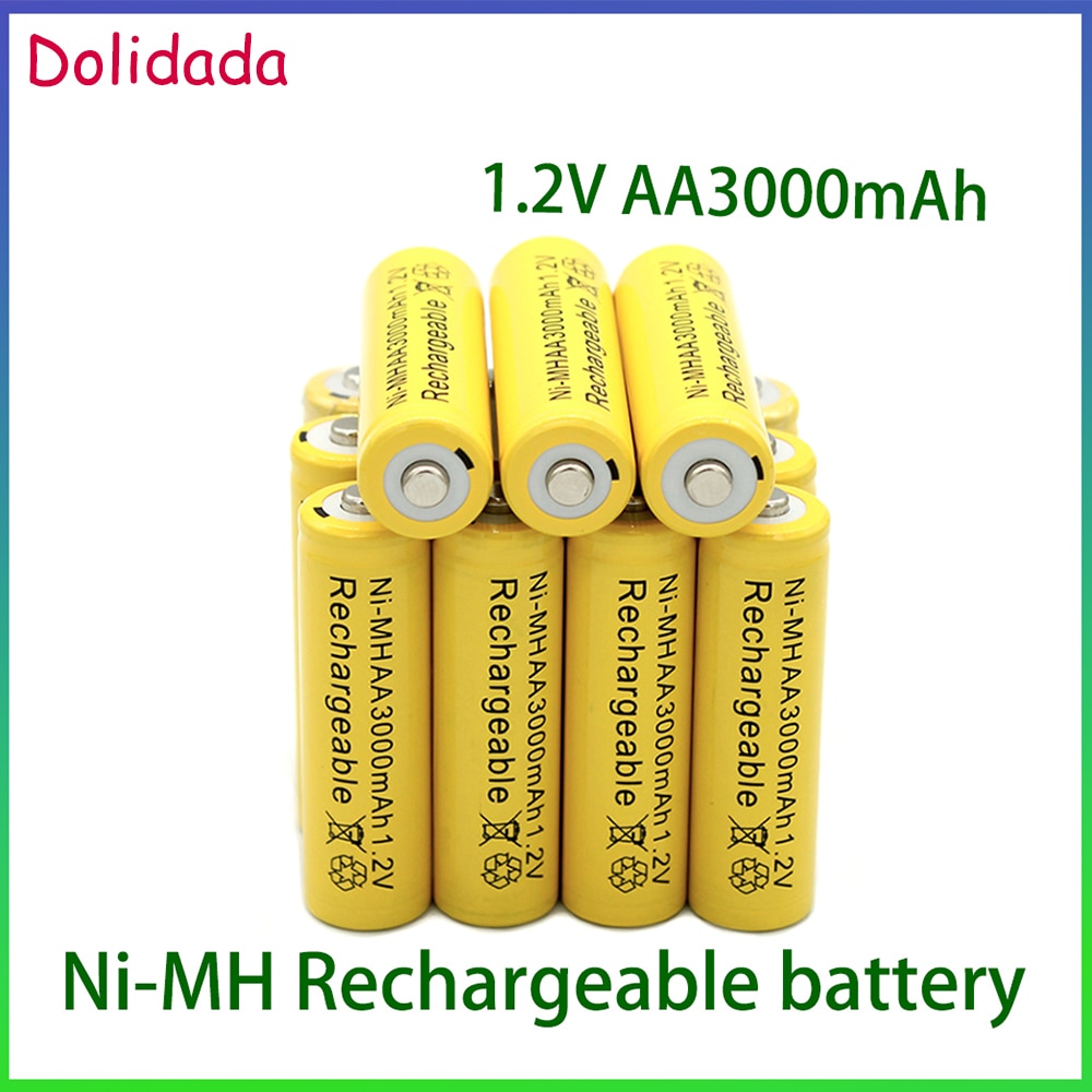 AA1.2V 3000mAh Rechargeable Battery 1.2V AA Battery for Clock Mouse  Game Console Razor Flashlight Digital Camera 1.2V Charger