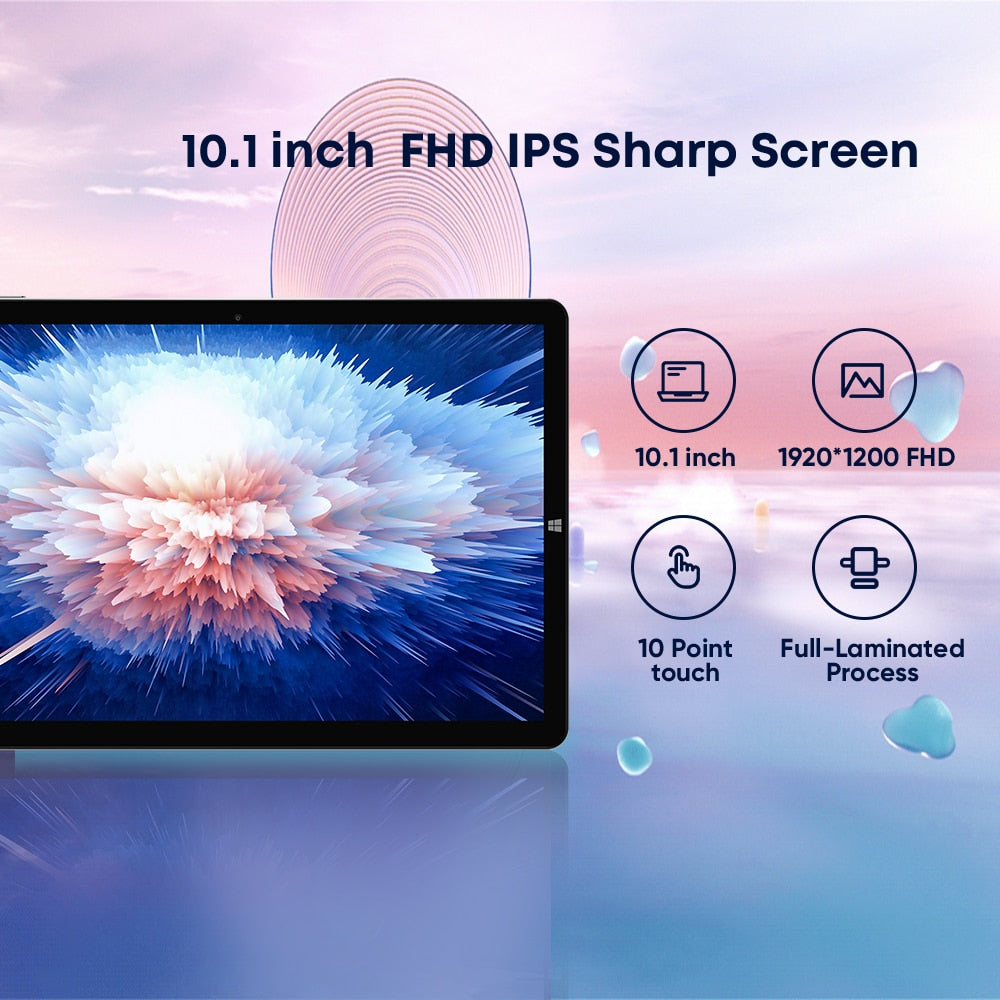 CHUWI Hi10 X 10.1" 1920x1200 Resolution Intel Celeron N4120 CPU 6GB RAM 128GB ROM Windows 10 Tablet with Full Metal Body