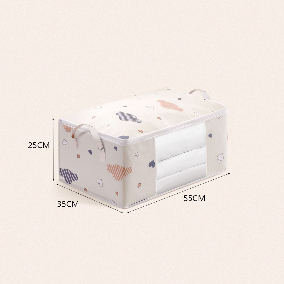 Quilt Clothes Storage Bag Big Capacity Duvet Blanket Sorting Bags Dustproof Closet Under-Bed Storage Moisture Proof Organizer