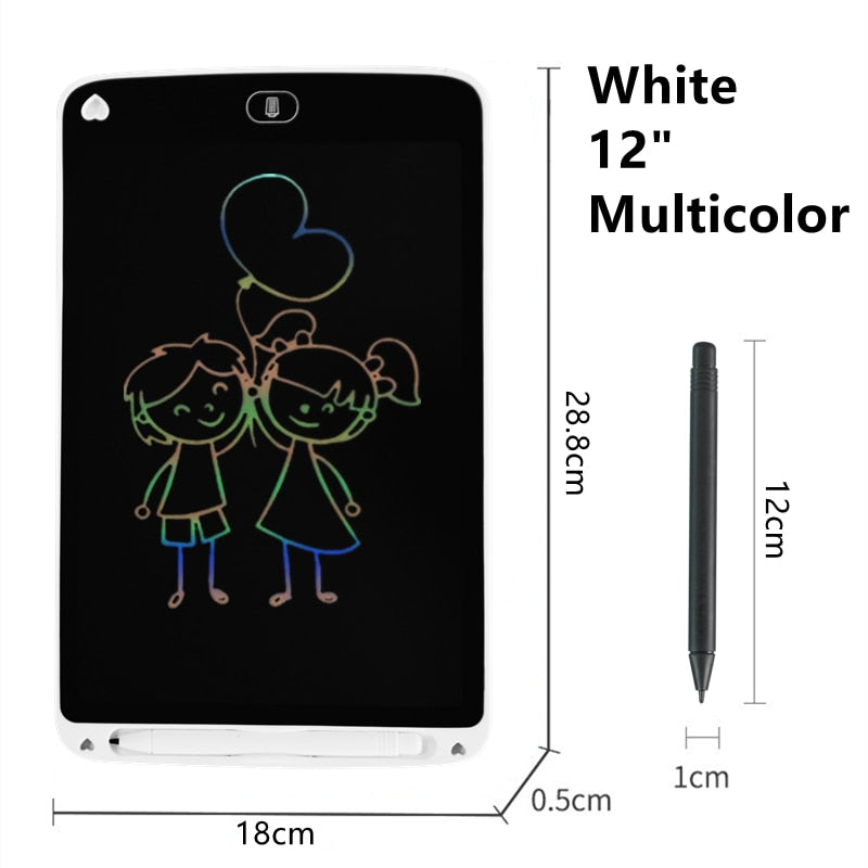 12Inch LCD Writing Tablet Digit Magic Blackboard Electron Drawing Board Art Painting Tool Kids Toys Brain Game Child Best Gift