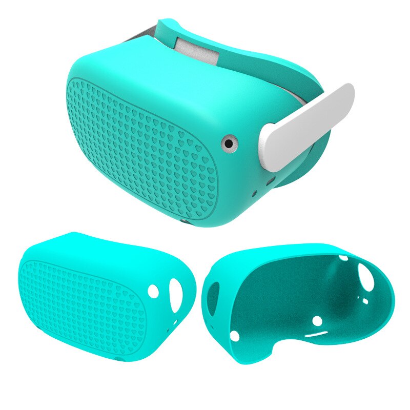 Case For Oculus Quest 2 VR Headset Head Cover smart glasses Anti-Scratches For Oculus Quest 2 Accessories Silicone Protective