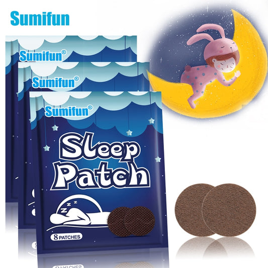 24/40/64Pcs Sumifun Sleeping Medicines Patch Insomnia Soothing Medical Plaster Natural Herbal Sleep Aid Stickers Beauty Health