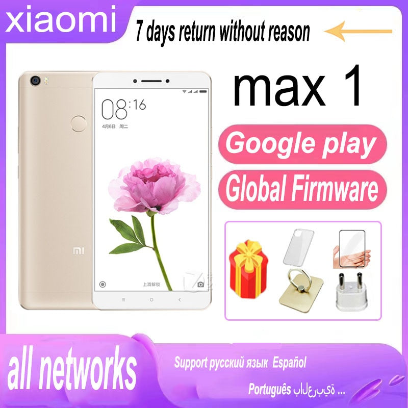 11.11 sale Xiaomi Mi Max 3  MI MAX 1 Smart Phone Global version Android