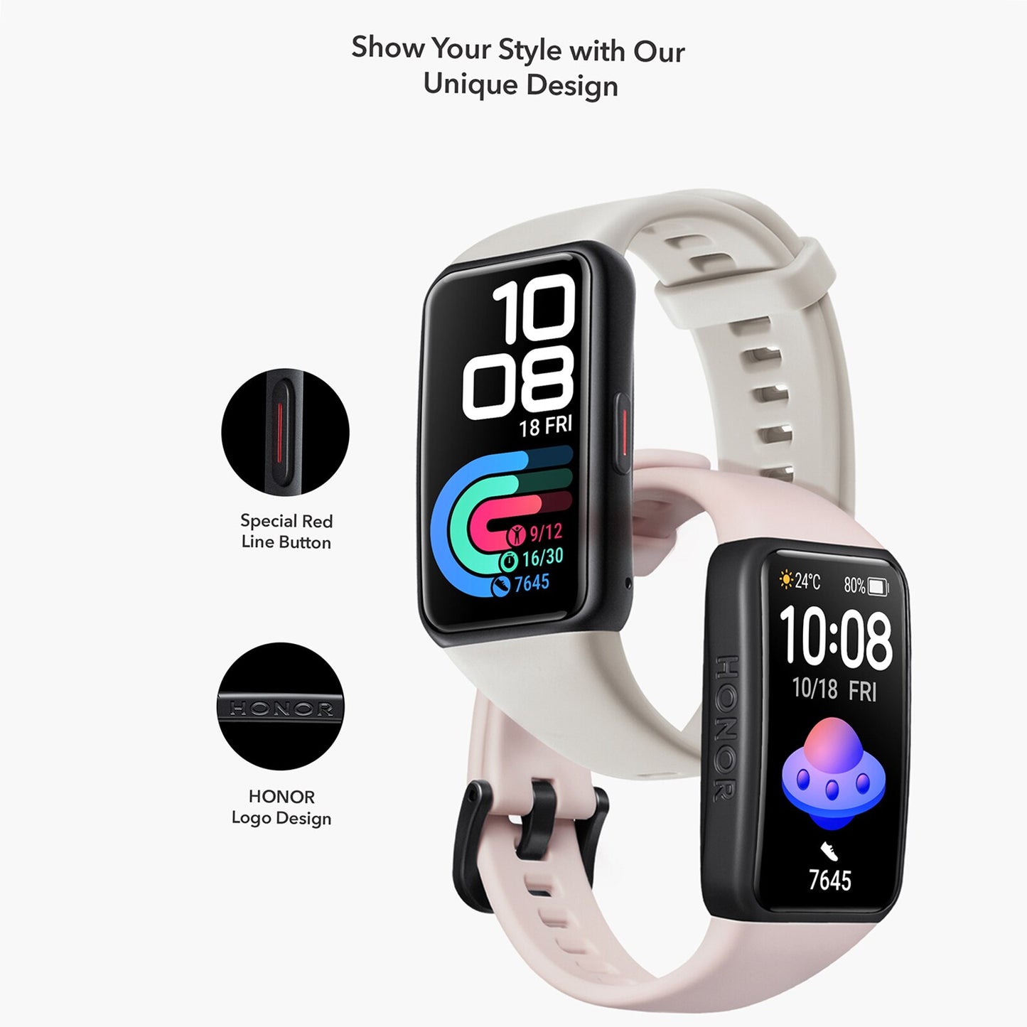 Global Version HONOR Band 6 Smart Watch Heart Rate Stress Monitor 1.47 AMOLED Screen Fitness Bracelet Smartband for Men Women