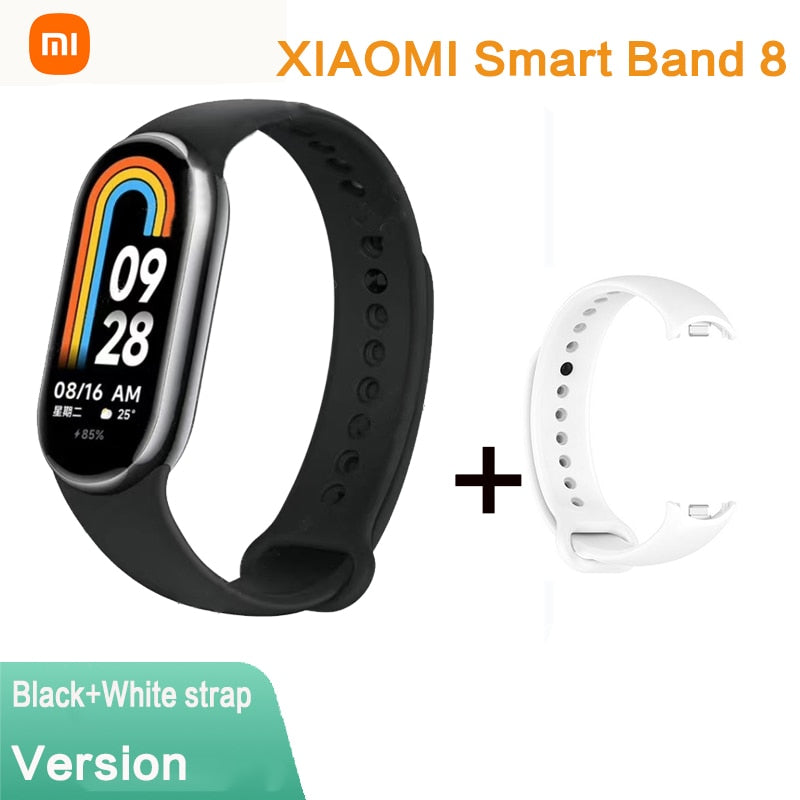 Xiaomi Mi Band 8 Smart Bracelet AMOLED Screen Heart Rate Blood Oxygen Bluetooth Sport Watch Waterproof Xiaomi NFC Smart Band 8