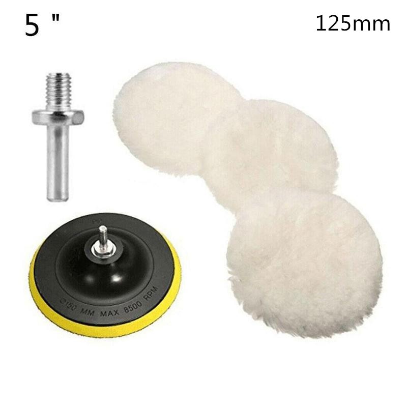 Universal Car Polish Pad 3/4inch For M10/M14 Soft Wool Machine Waxing Polisher Car Body Polishing Discs Cleaning Accessories