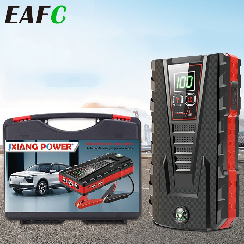 22000mAh Portable Car Jump Starter Power Bank Car Booster Charger 12V Starting Device Petrol Diesel Car Emergency Booster