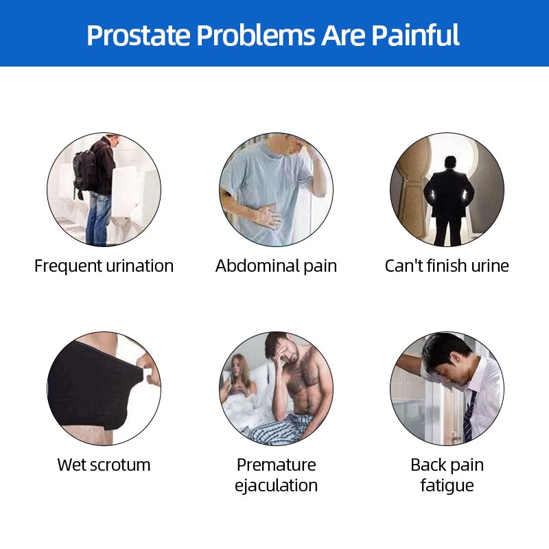 Prostate Treatment Chronic Prostatitis Hyperplasia Prostatic Medicine Urgency To Urinate Cure Natural Medical Gel 5pcs/box