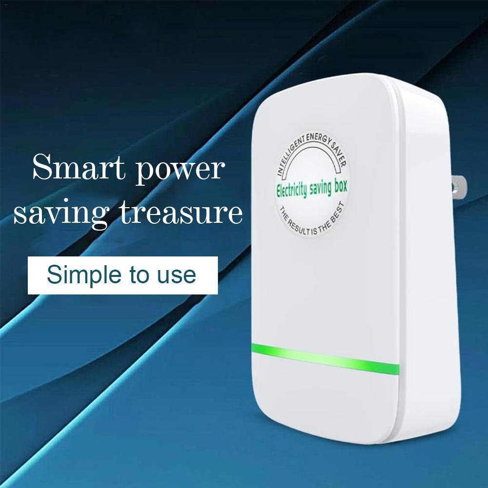 Power Energy Electricity Saving Box Socket Power Factor Saver Device Household Electric Saver 90V-250V US/EU/UK/AU Adapter 2022