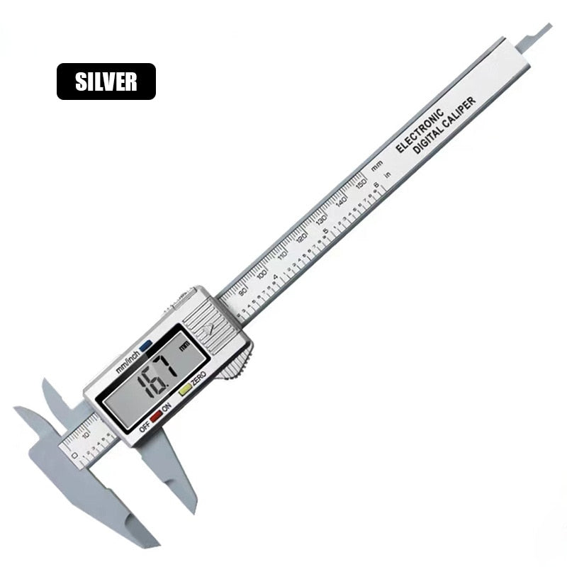 150mm Electronic Digital Caliper Carbon Fiber Dial Vernier Caliper Gauge Pachometer Digital Micrometer Measuring Tools