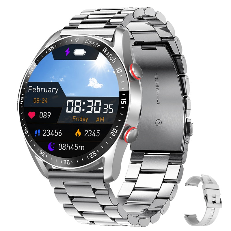 2022 New ECG+PPG Smart Watch Men Laser Health Blood Pressure Fitness Sports Watches Man Sports Waterproof Smartwatch For xiaomi