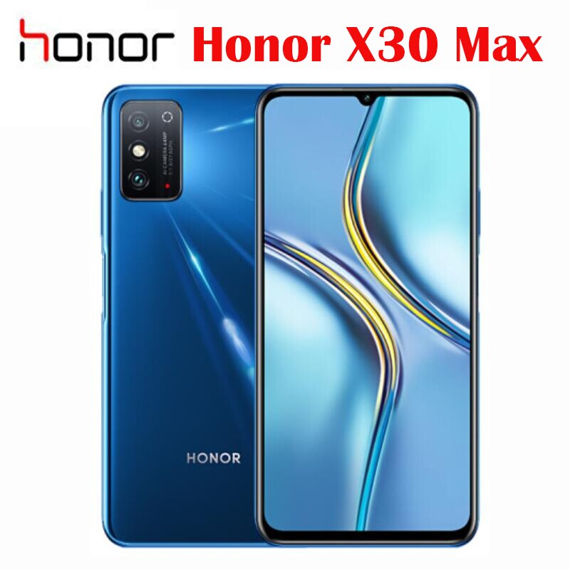 Honor X30 Max 5G Smart Phone 7.09 Inch LCD Screen 2280×1080 Main Camera 64MP 5000mAh 22.5W Quick Charge MTK 900 Support NFC