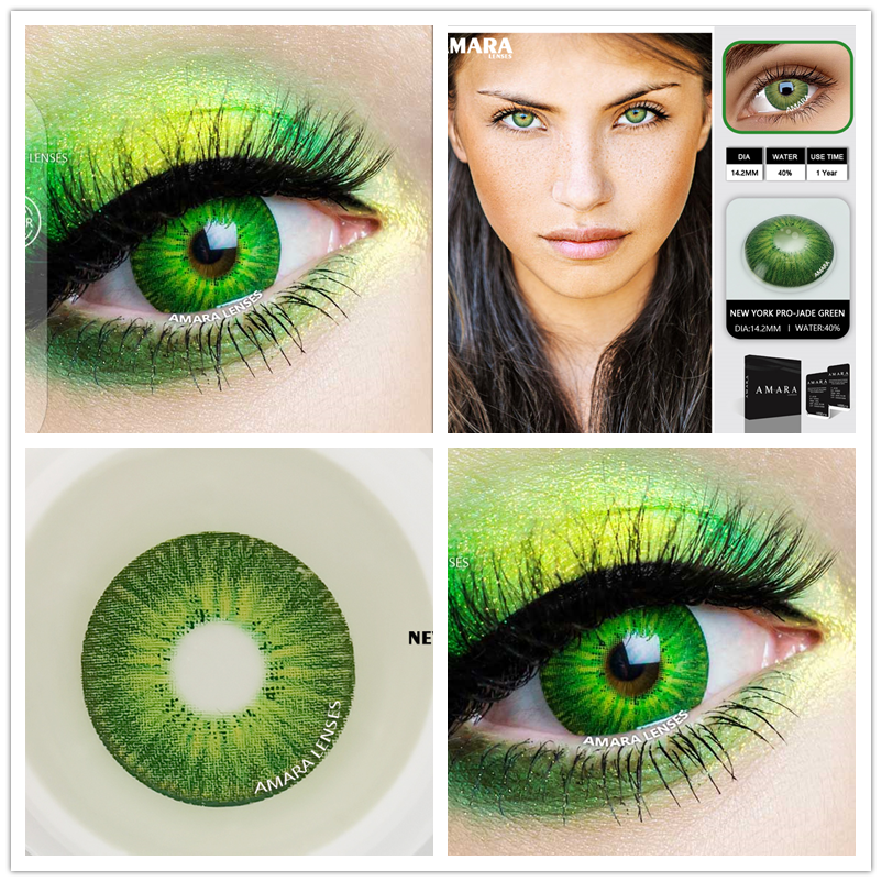 AMARA 2pcsCosplay Anime Eyes Lenses for Eyes AYY Series Makeup Sharingan Beauty Contact Lenses Eye Cosmetic Color Lens Eyes