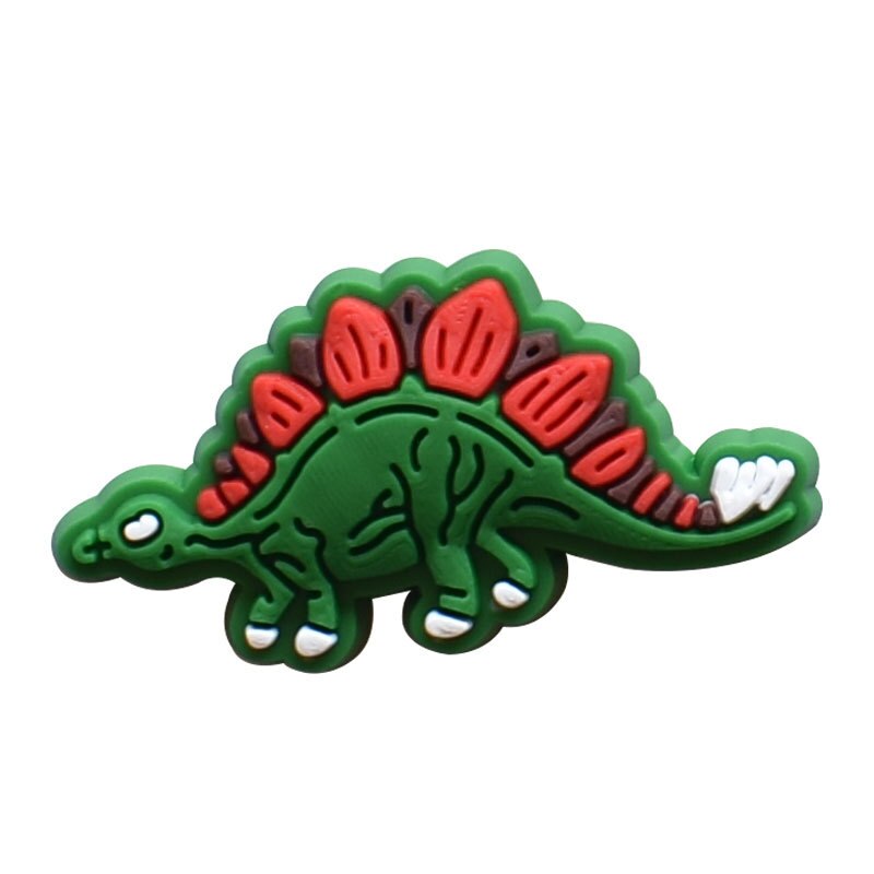 Single Sale PVC croc shoes charms dinosaur cartoon Accessories jibz for croc clogs shoe Decorations man kids gifts