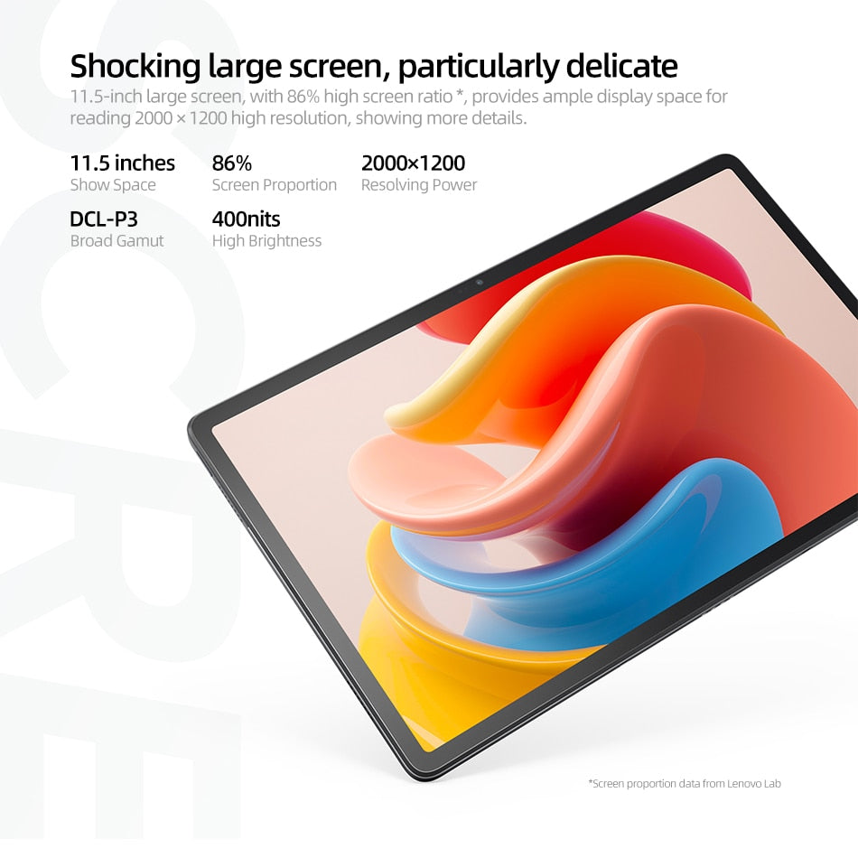 Lenovo Xiaoxin Pad Plus 2023 Global Rom Lenovo Tab P11 2nd Gen 11.5“ 120Hz Screen Helio G99 6GB 128GB Tablet Android 12 7700mAh