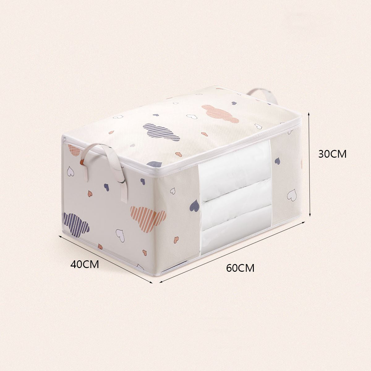 Quilt Clothes Storage Bag Big Capacity Duvet Blanket Sorting Bags Dustproof Closet Under-Bed Storage Moisture Proof Organizer