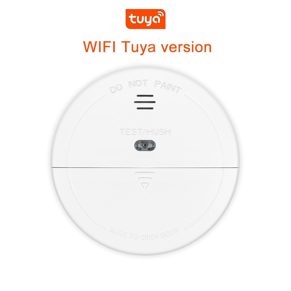 WIFI Tuya Smoke Detector 433MHz Wireless Fire Protection Portable Fire Alarm Sensors For Smart home Security Alarm System