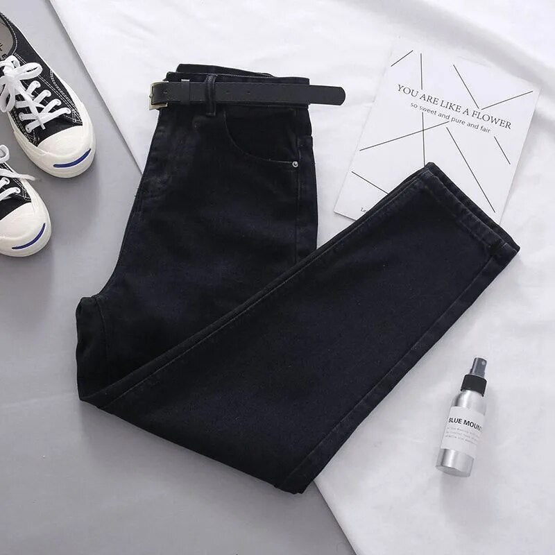 Jeans Women High Waist Straight Pants Femme Apricot Jeans High Waist Woman Trousers 2023 Clothing Pantalones Spodnie Damskie