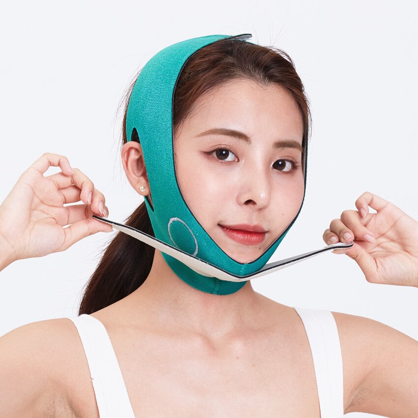 Women Slimming Chin Cheek Slim Lift Up Mask V Face Line Belt Anti Wrinkle Strap Band Facial Beauty Tool Face Slimming Bandage