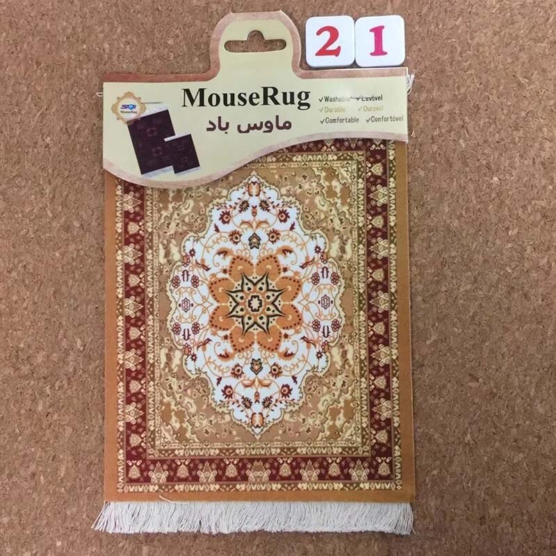 XGZ Big Promotion Fashion Persian Carpet Laptop Gaming Pc Mechanical Keyboard Mousepad White Tassel Rubber Table Mat for Coaster