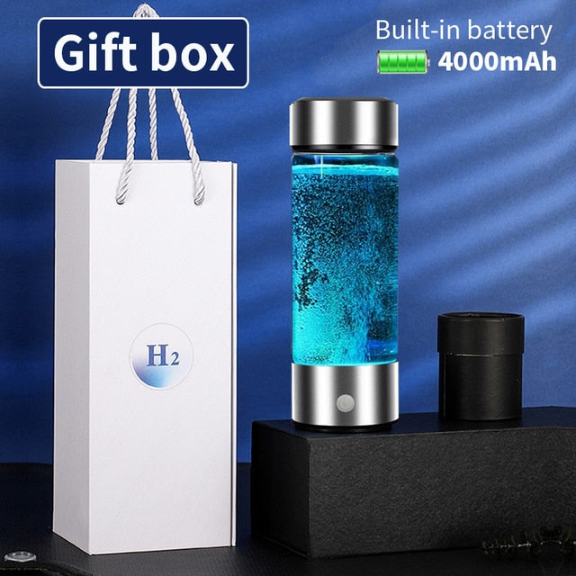 Electric water filter Hydrogen water Generator water bottle Ionizer Maker Hydrogen-Rich Water Antioxidants ORP Hydrogen bottle