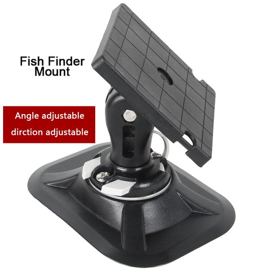 fish finder sounder mount bracket support 360 degree rotation swivel adjustable inflatable boat kayak device rod holder