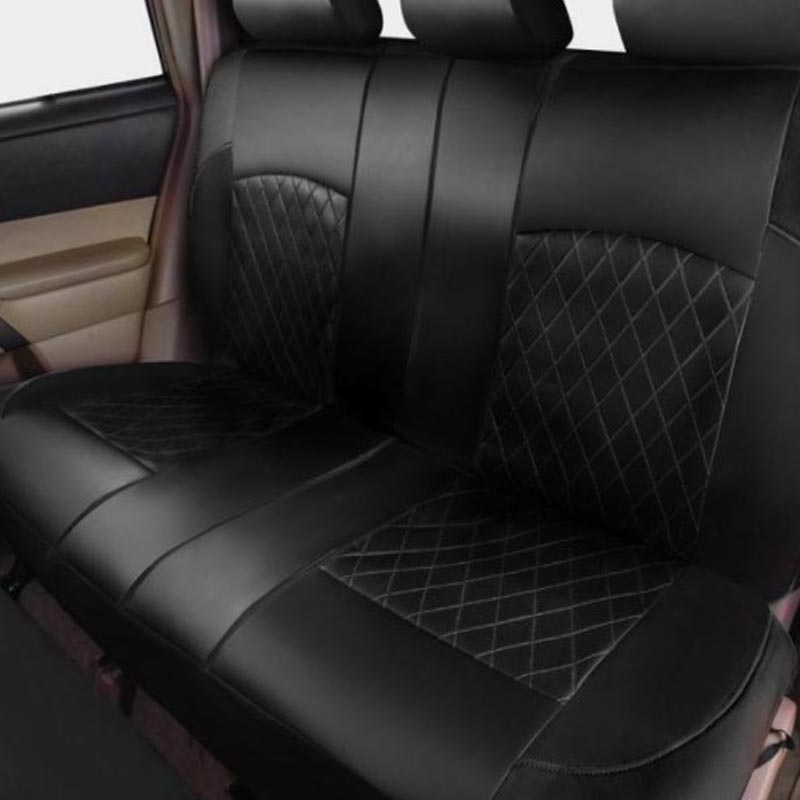 PU Leather Universal Car Seat Covers Airbag Compatible Waterproof Automobile Seat Protector Interior Accessories Fit most cars