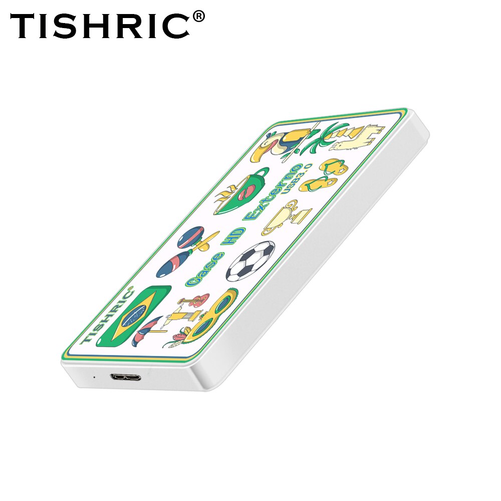 TISHRIC External HD Case 2.5 HDD Case SSD External Hard Drive Box Enclosure 6Gbps 10TB SATA to USB 3.0 Hard Disk Case Adapter