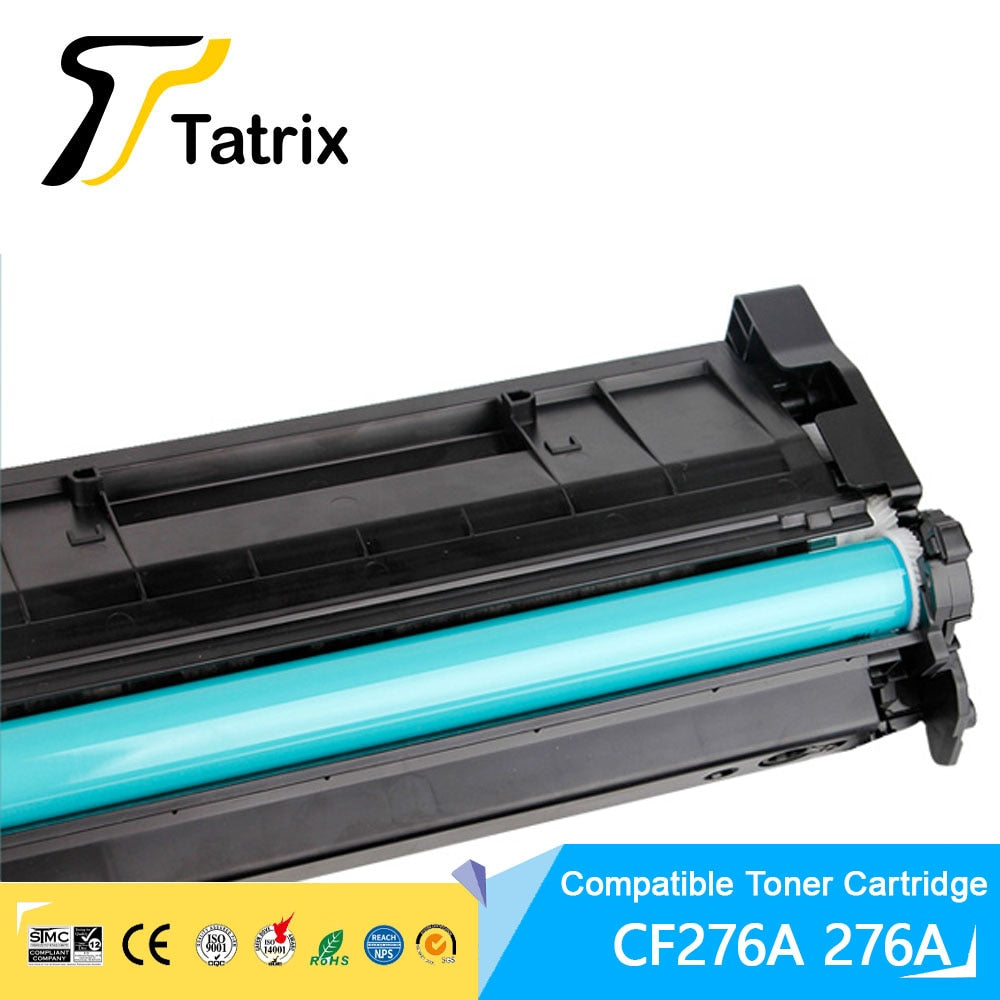 Tatrix CF276 CF276A 276A 76A With Chip Compatible Laser Black Toner Cartridge for HP LaserJet Pro M404dn M404dw M404n Printer